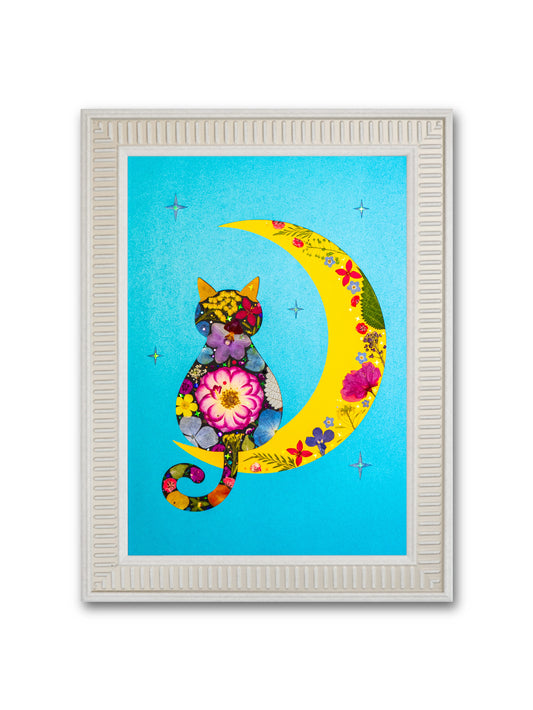 Strolling Cat: Silent Opera 8.3″×11.7″