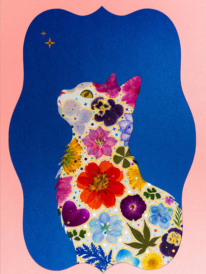 Sky Cat: Stellar Perennial 8.3″×11.7″