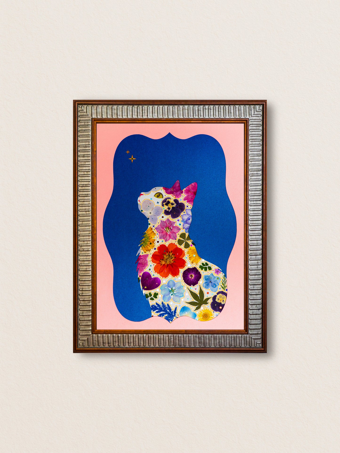 Sky Cat: Stellar Perennial 8.3″×11.7″