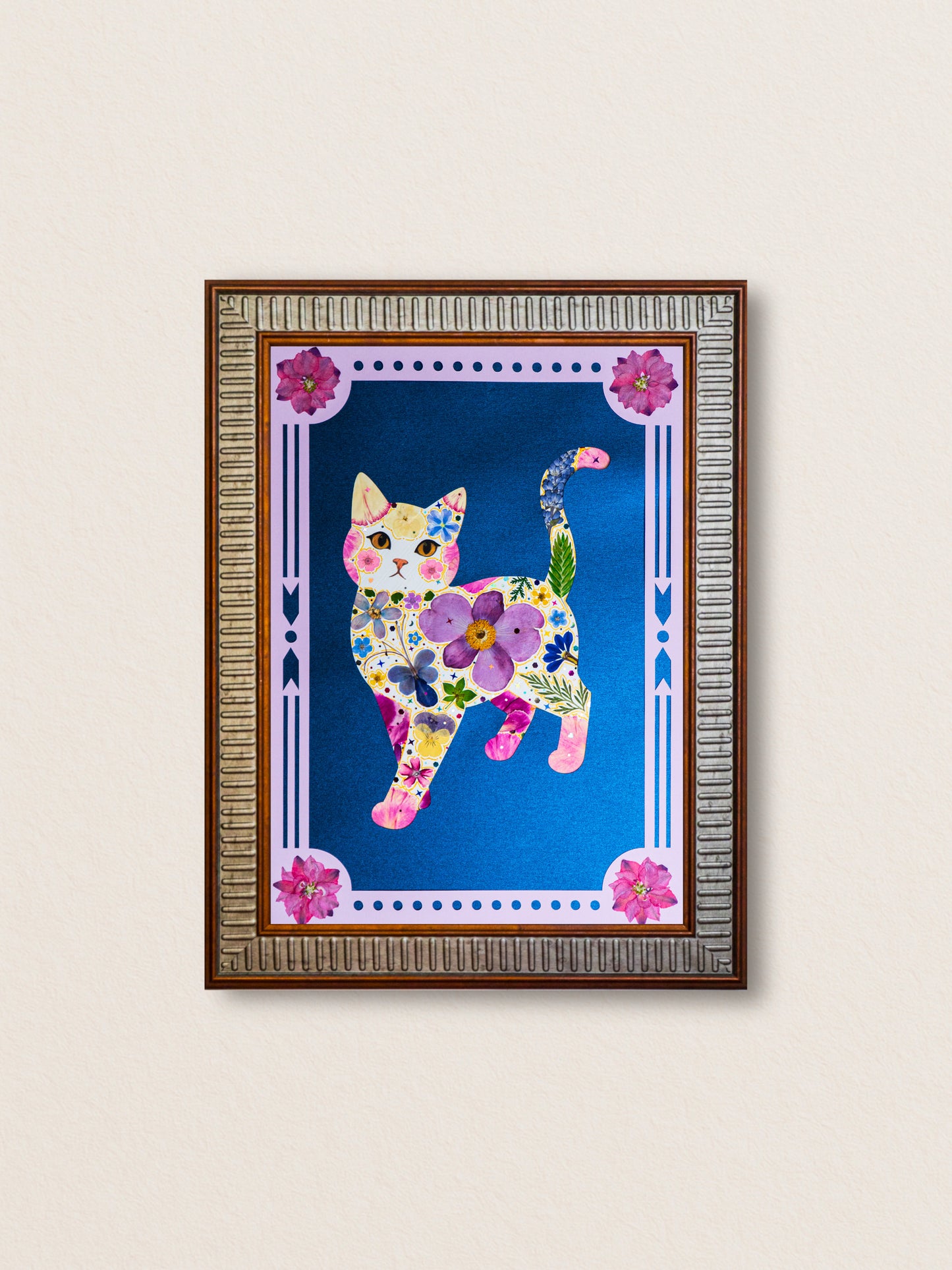 Strolling Cat: Silent Opera 8.3″×11.7″