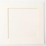 empty display frame included in Serenity Light pressed flower kit – simple and soft for your artwork