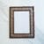 Black photo frame front view for pressed flower art