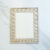 White photo frame front view for pressed flower art